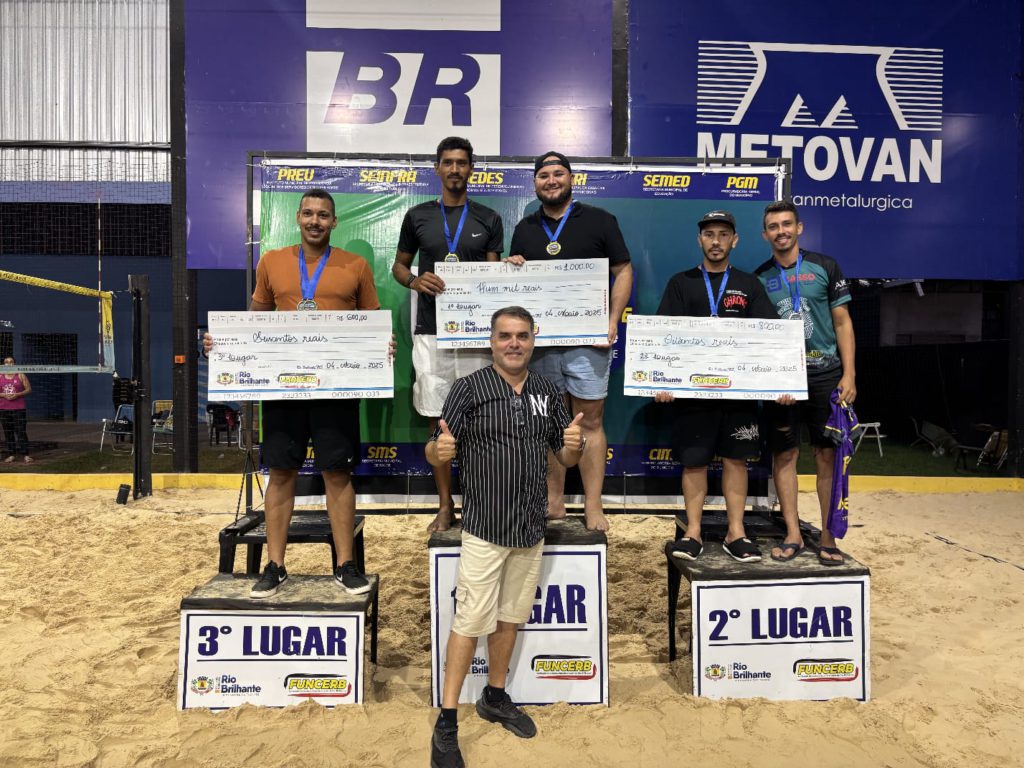 Open de Vôlei de Praia de Rio Brilhante reúne o expressivo número de 288 atletas e premia vencedores com R$ 18 mil reais